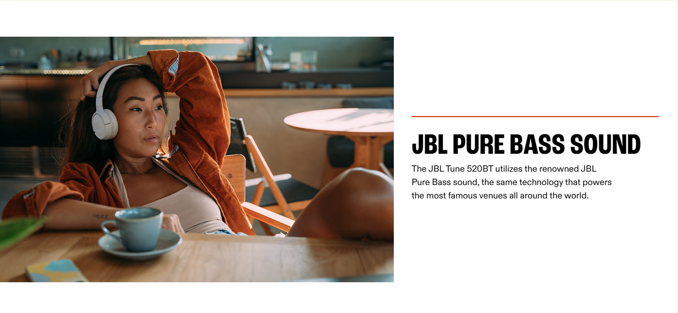 JBL Tune 520BT - Black