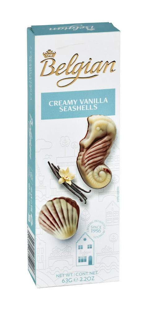 Belgian Creamy Vanilla Seashells 65g