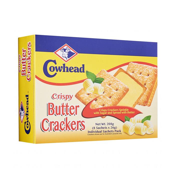 Cowhead Crispy Butter Crackers 208g