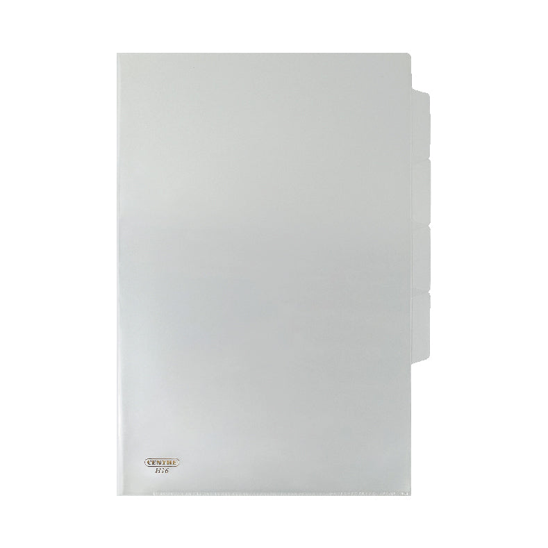 Centre L-shaped Folder With Index F4