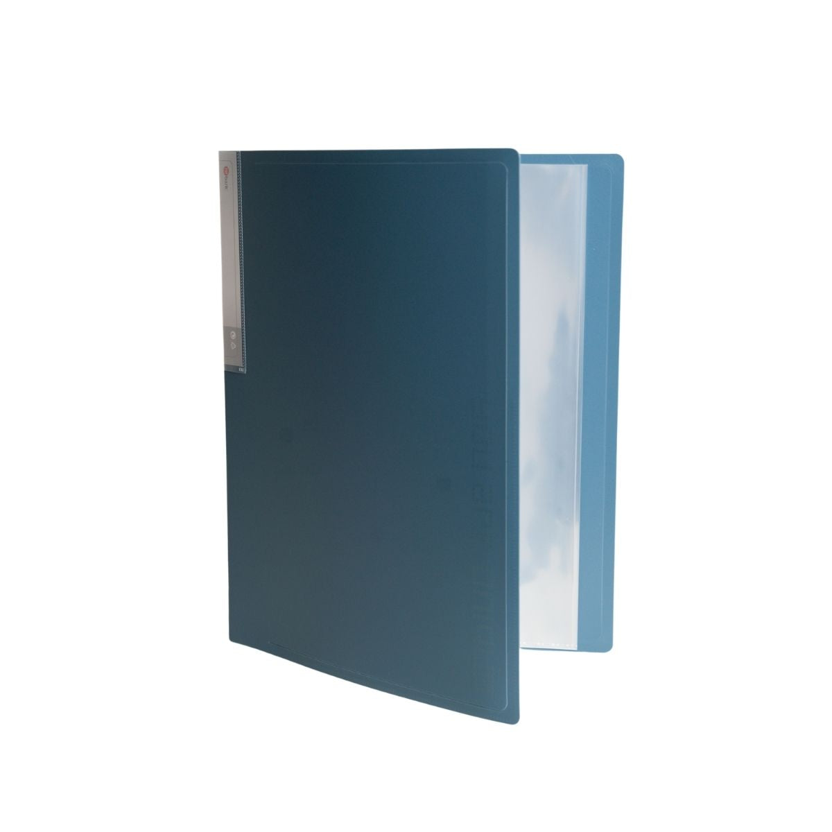 Pop Bazic Clear Book A4 (20 Pockets) - Blue