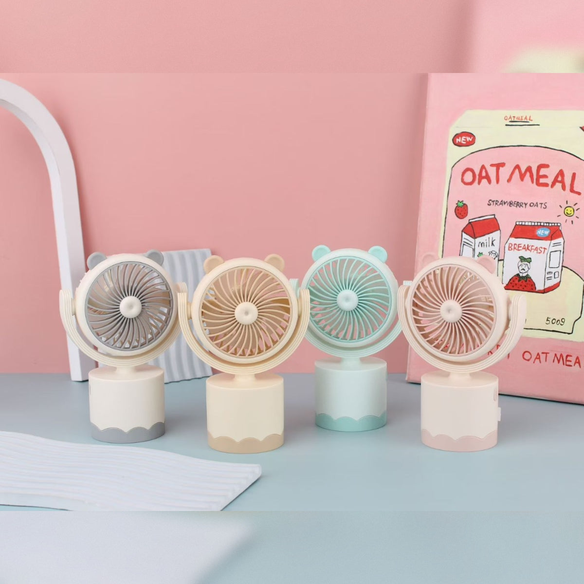 USB Desktop Fan, Pastel