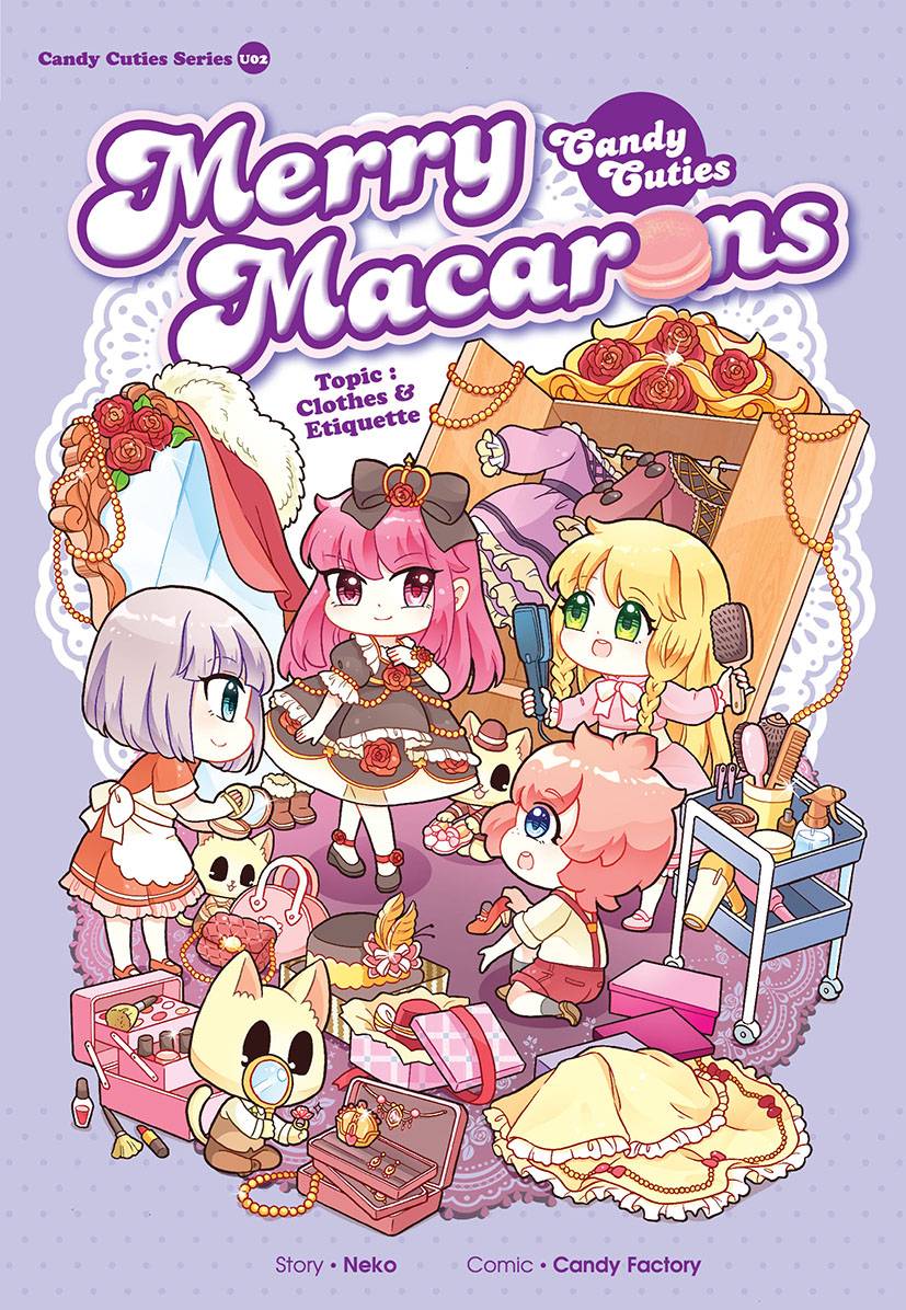 Candy Cuties Series 02: Merry Macarons: Topic: Clothes & Etiquette