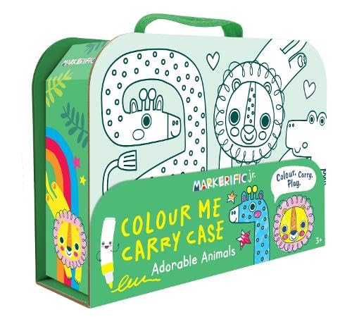 Markerific Jr. - Colour Me Carry Case - Adorable Animals (Paperback)