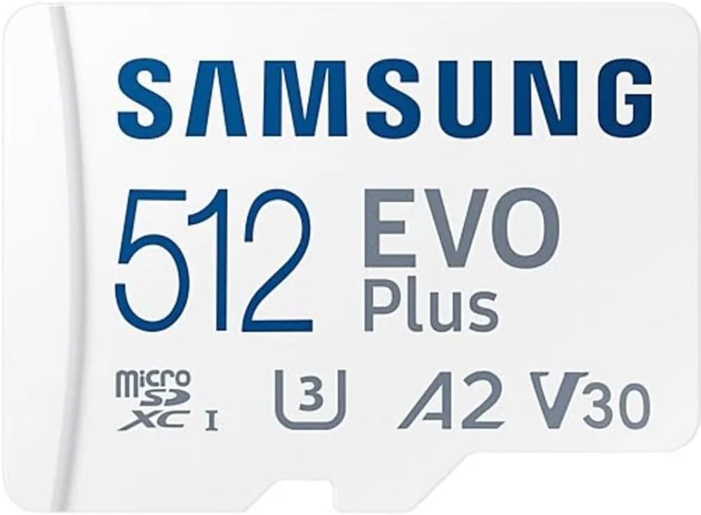 SAMSUNG MB-MC512KA/APC EVO Plus MicroSD with Adapter 2021, 512GB