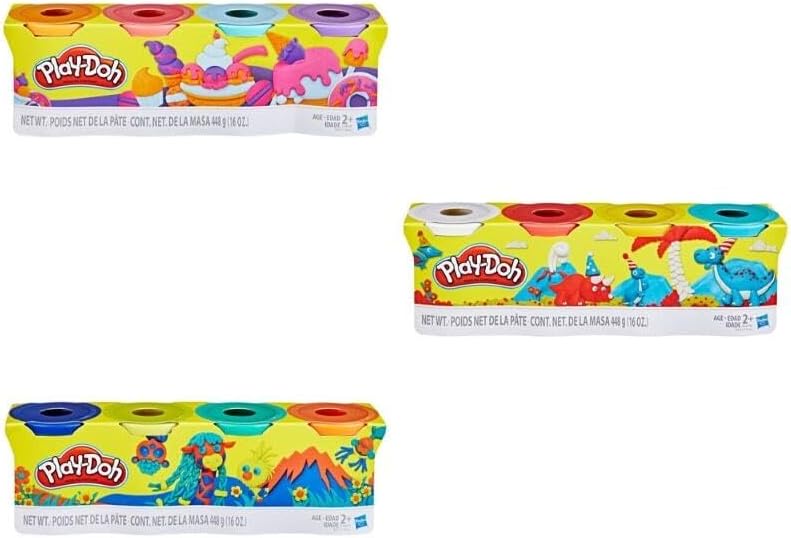 HASBRO PLAYDOH 4 PACK ASSORTED