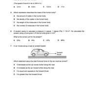 Normal Academic Science Physics Exam Q&A 15-24 (Yearly)