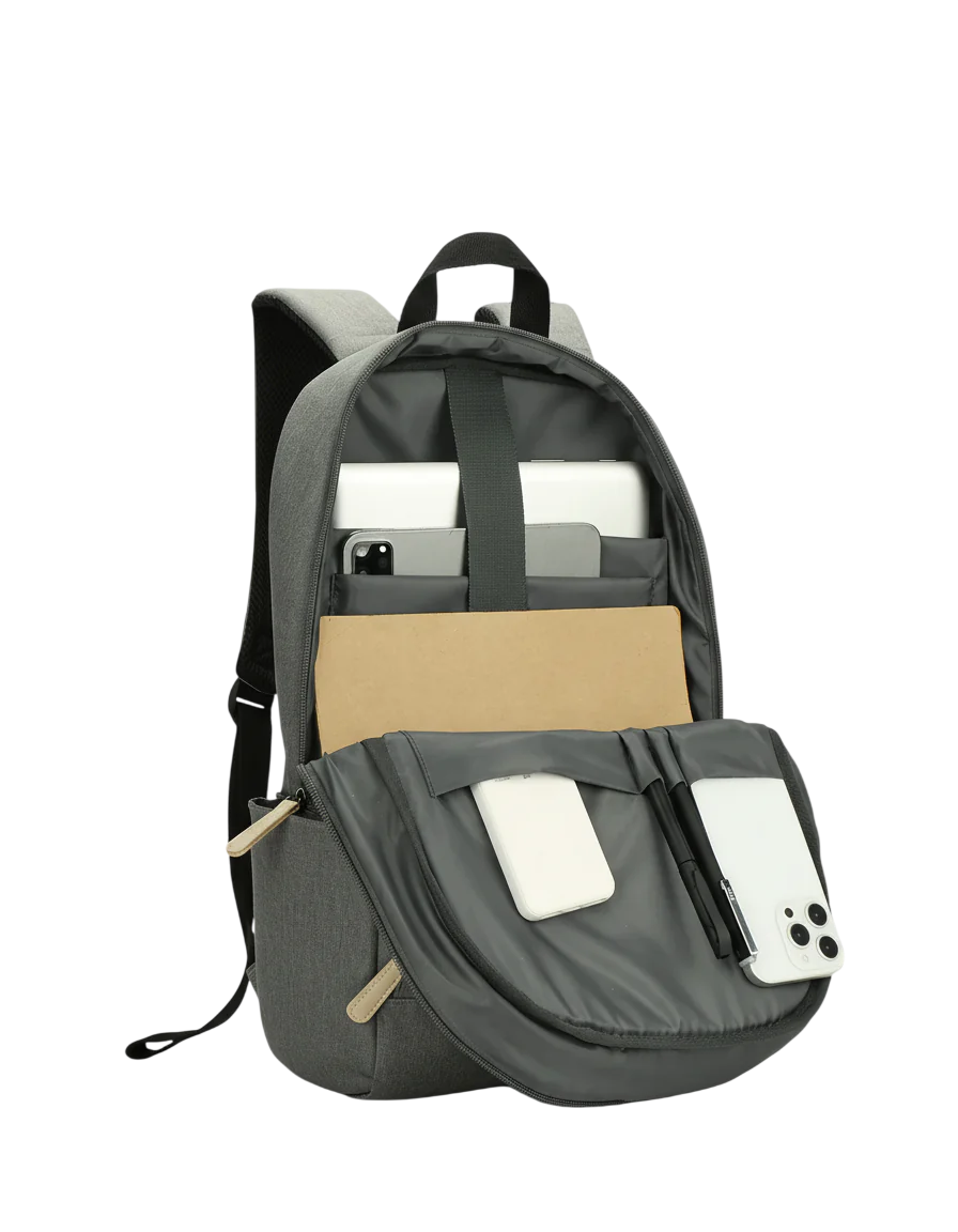 AGVA Urban Denim Laptop Backpack 15.6" LTB399 - Light Grey