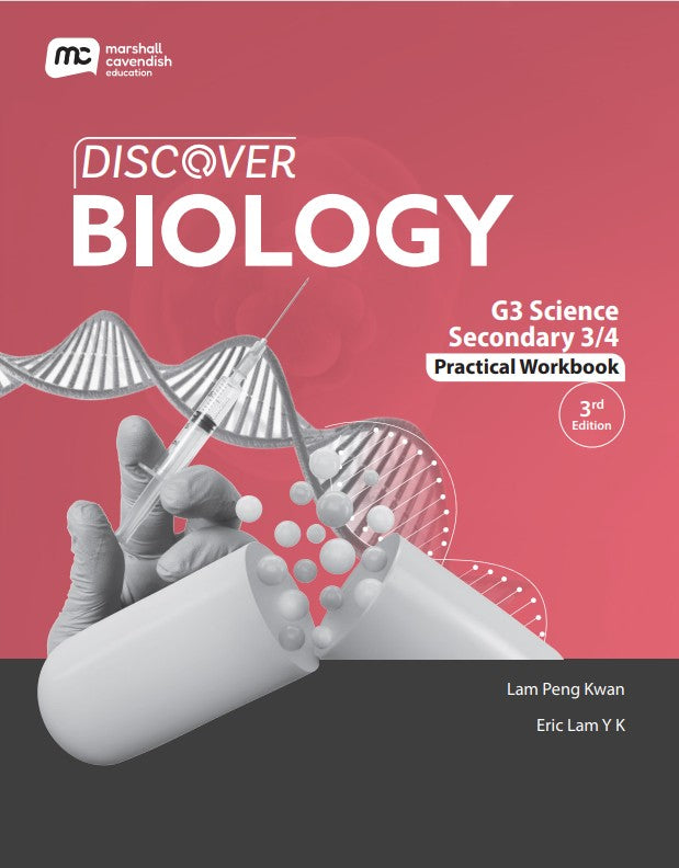 Discover Biology G3 Science Secondary 3/4 Practical Book (3E) eBook Bundle (Hardcopy + Enhanced eBook Bundle for 2 years)