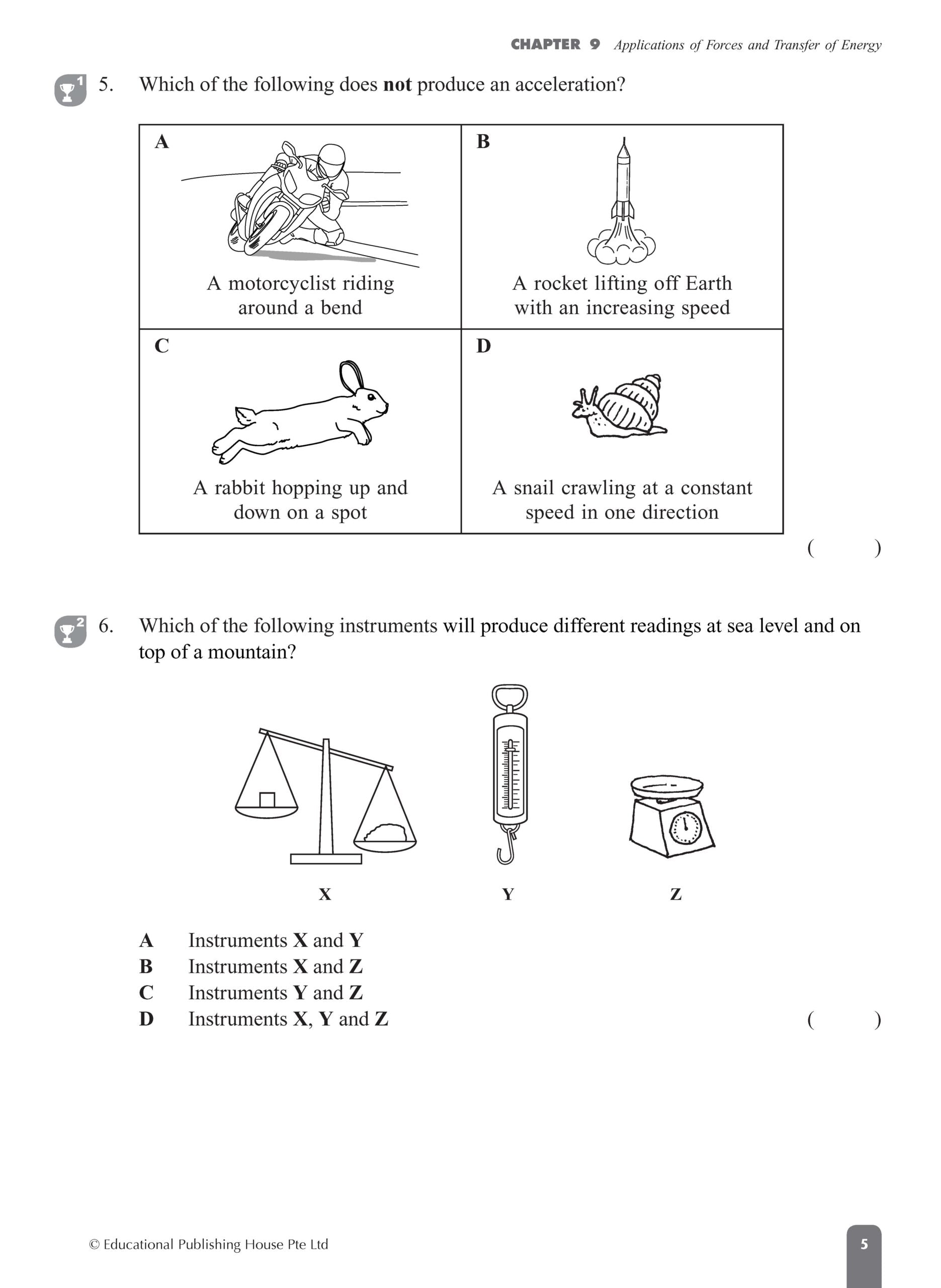 Secondary 2A/G3 Science Fast Forward Topical Tests