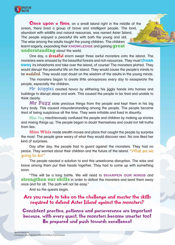 Primary 1A Spartan Maths (Levels 1 to 10)