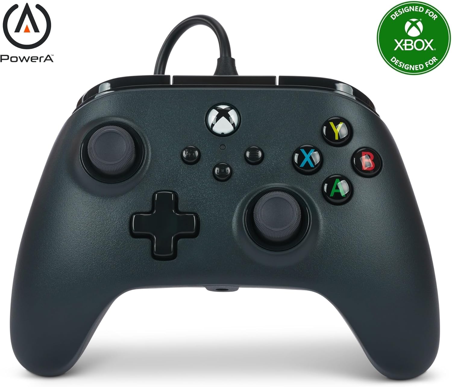 PowerA Wired Gaming Controller for Xbox Series X/S, Xbox One, PC, Windows 10/11 - Black (Officially Licensed)