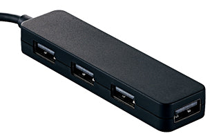 Elecom 4-Port USB2.0 Hub Black