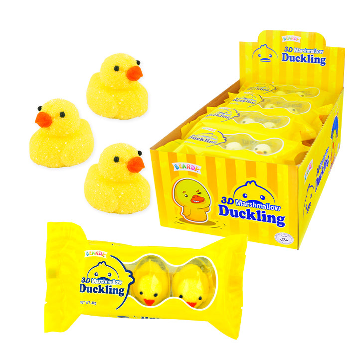 BEARDY 3D MARSHMALLOW ASST-DUCKLING/PAND