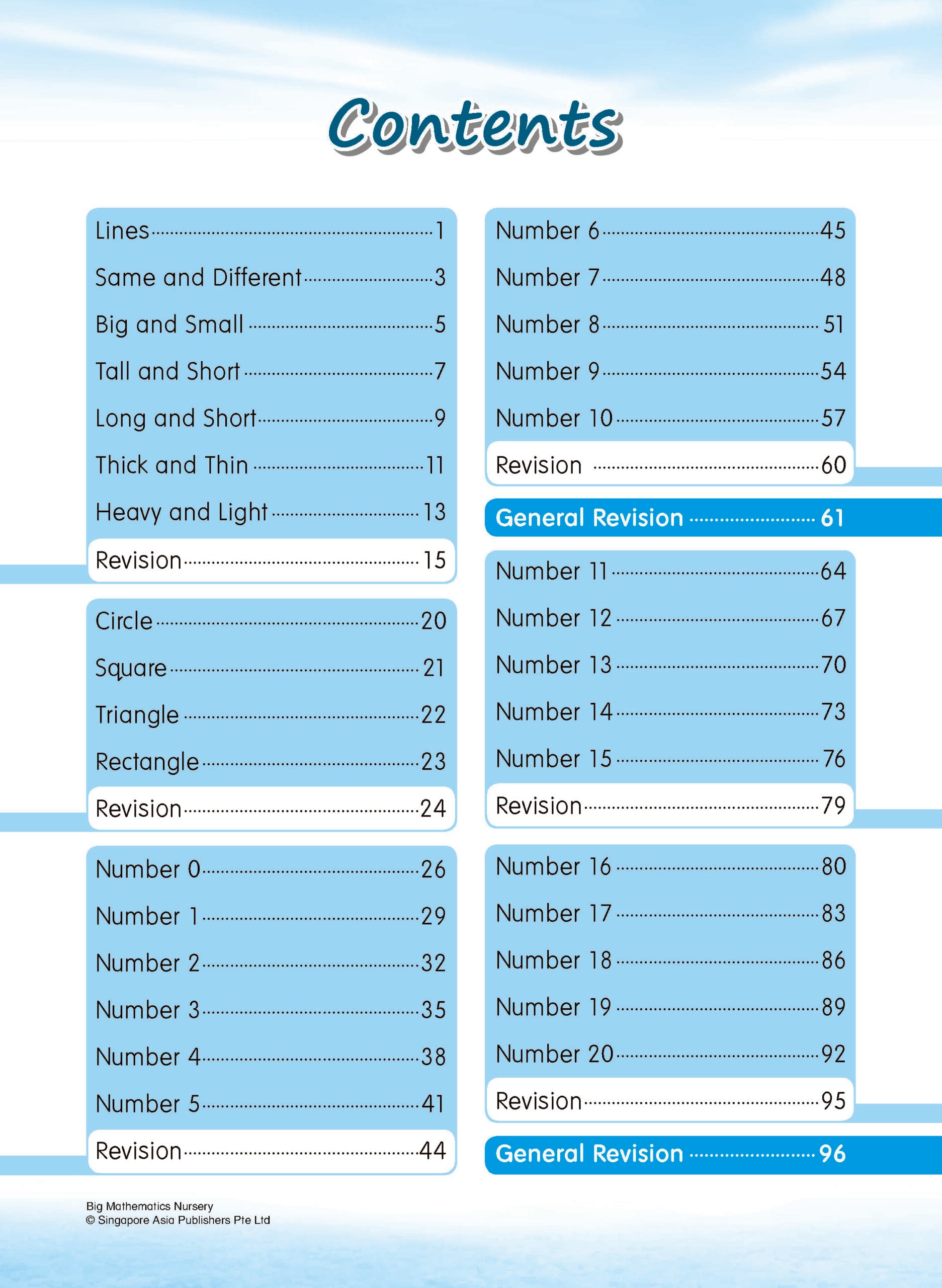 BIG Mathematics Nursery – Popular Book Company Pte Ltd