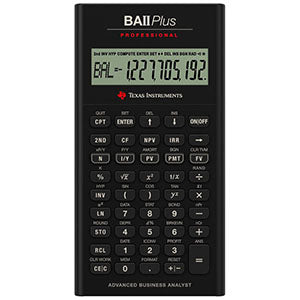 Texas Instrument BAII PLUS Professional Financial Calculator