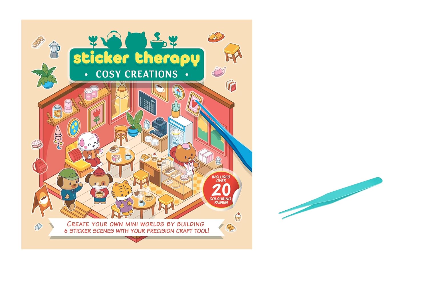 Sticker Therapy: Cosy Creations (Hardcover)