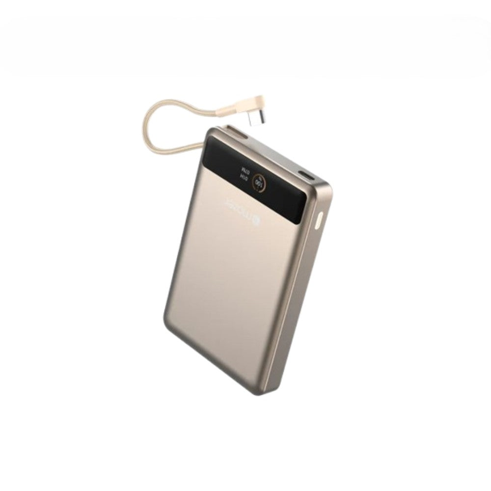 Mazer MagLink70 Qi2 Wireless Powerbank with 30W Cable (Desert Titanium)