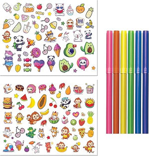 Tutti Fruitti Colouring Set With Lap Des
