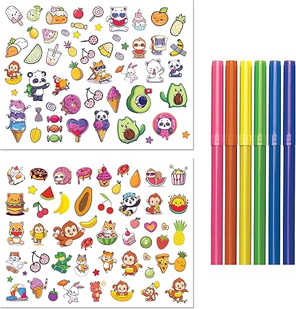 Tutti Fruitti Colouring Set With Lap Des