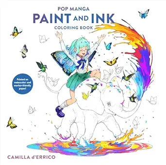 Pop Manga Paint & Ink Coloring