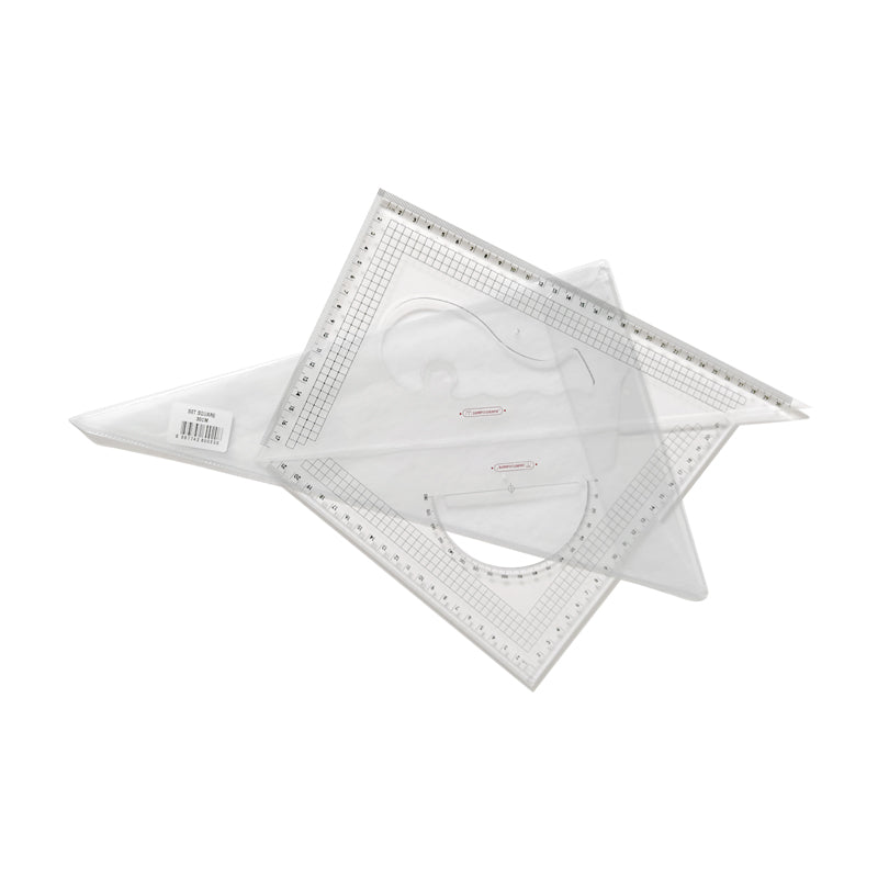 SET SQUARE 30CM 833