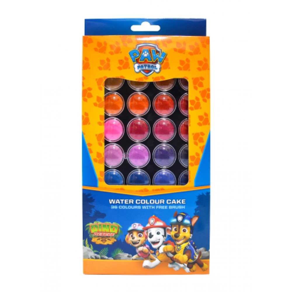 PAW PATROL WATER COLOUR CAKE 36 COLOURS