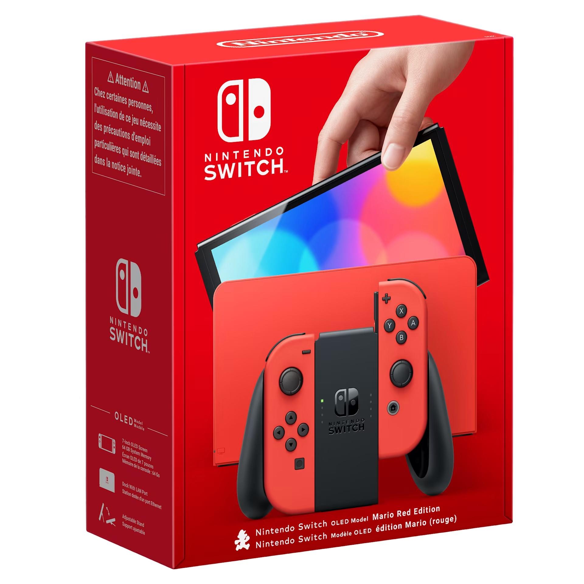 Nintendo Switch - OLED Model: Mario Red Edition