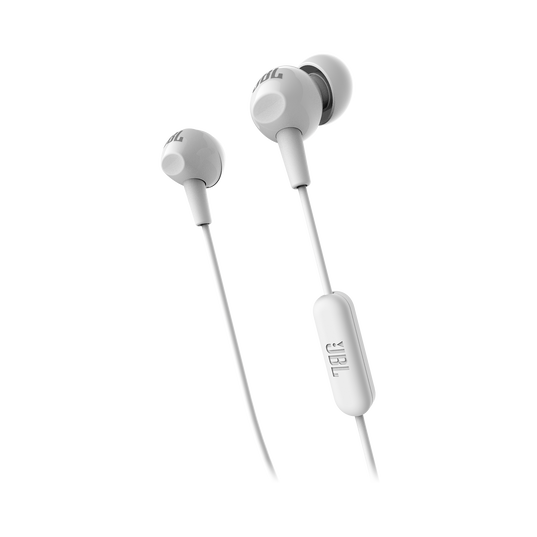 JBL C150SI In Ear Headphones With Mic - White