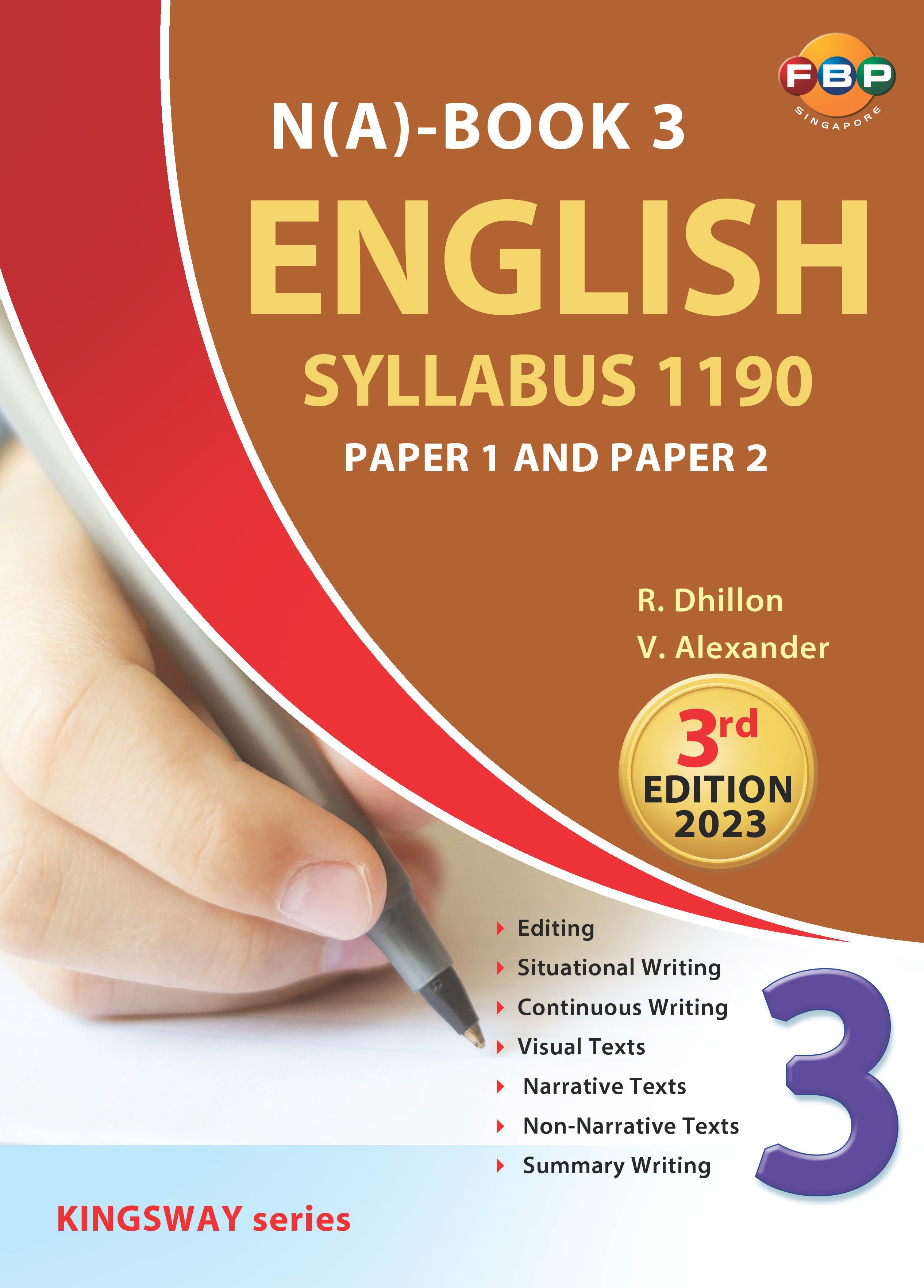 N(A) Book 3 English Syllabus 1190 Paper 1 and Paper 2 Kingsway Series 3rd Edition
