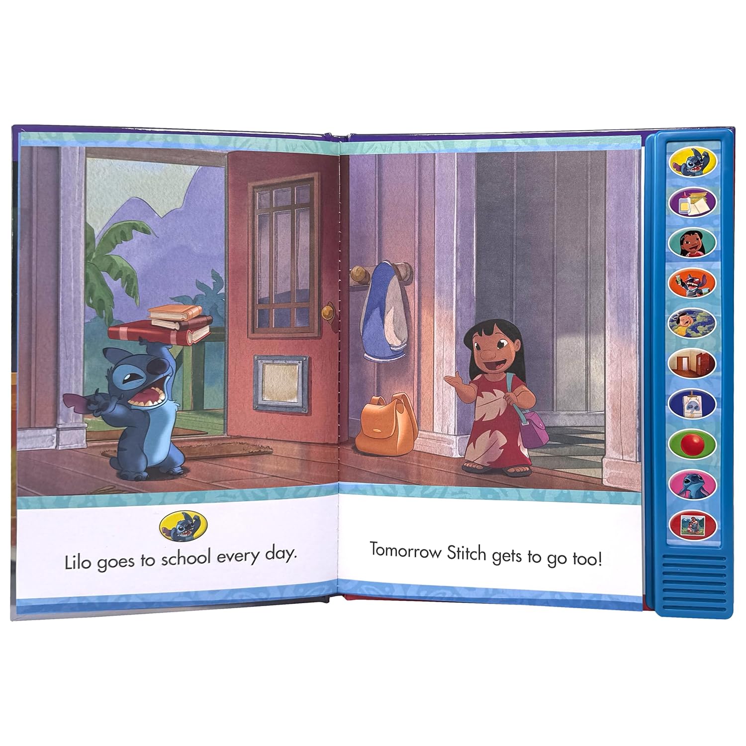 Disney Stitch - I'm Ready to Read Stitch on the Loose! Sound Book - PI Kids (Hardcover – Sound Book)