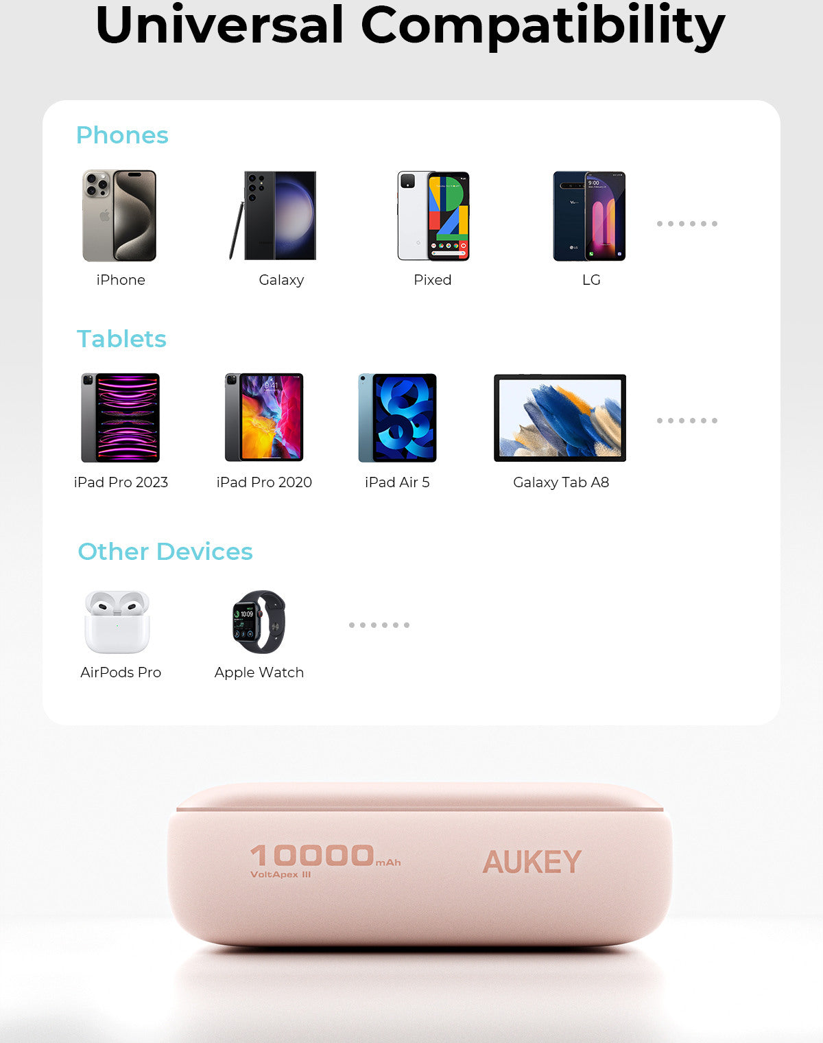 AUKEY Spark Mini 10000mAh (PB-Y55) - Pink