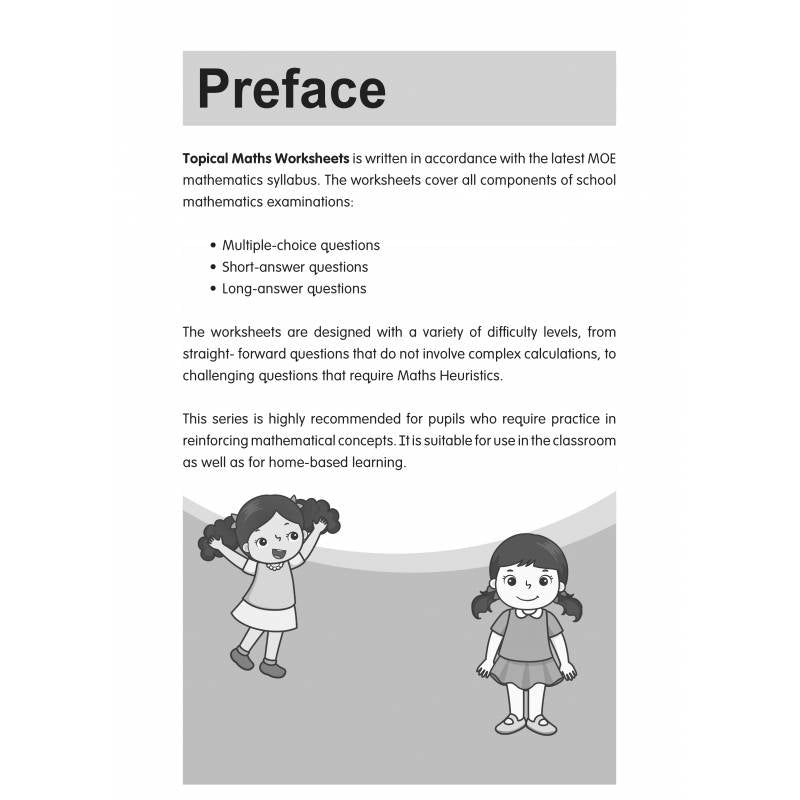 Topical Maths Worksheets Primary 3 (Pack)