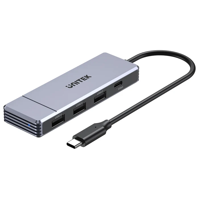 Unitek H1341AGY01 Omni H6+ 6-in-1 USB-C Hub with PD 100W