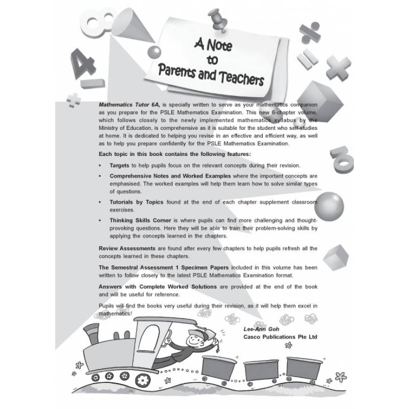 Primary Six Mathematics Tutor 6A