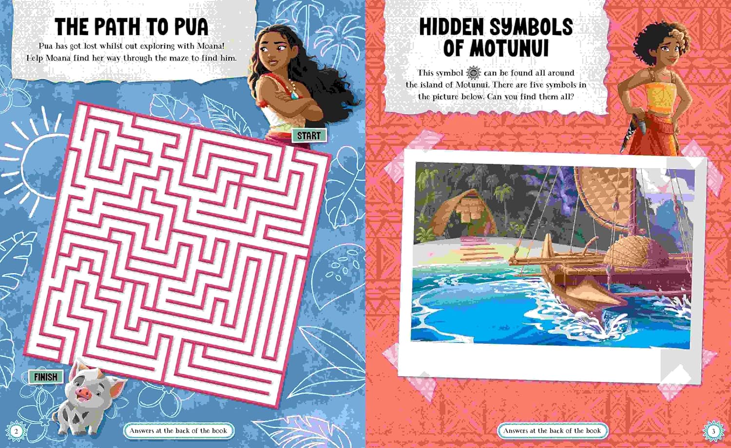 Disney Moana 3D Stickers & Activity