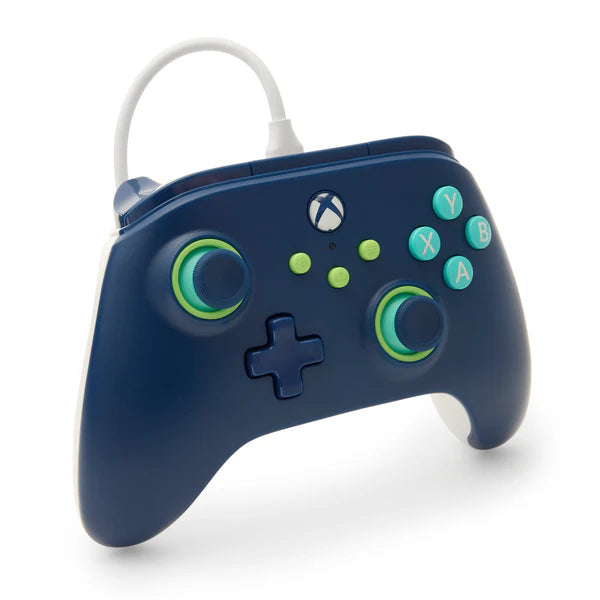 PowerA Wired Controller for Xbox Series X|S - Mariner Blue (Officially Licensed)