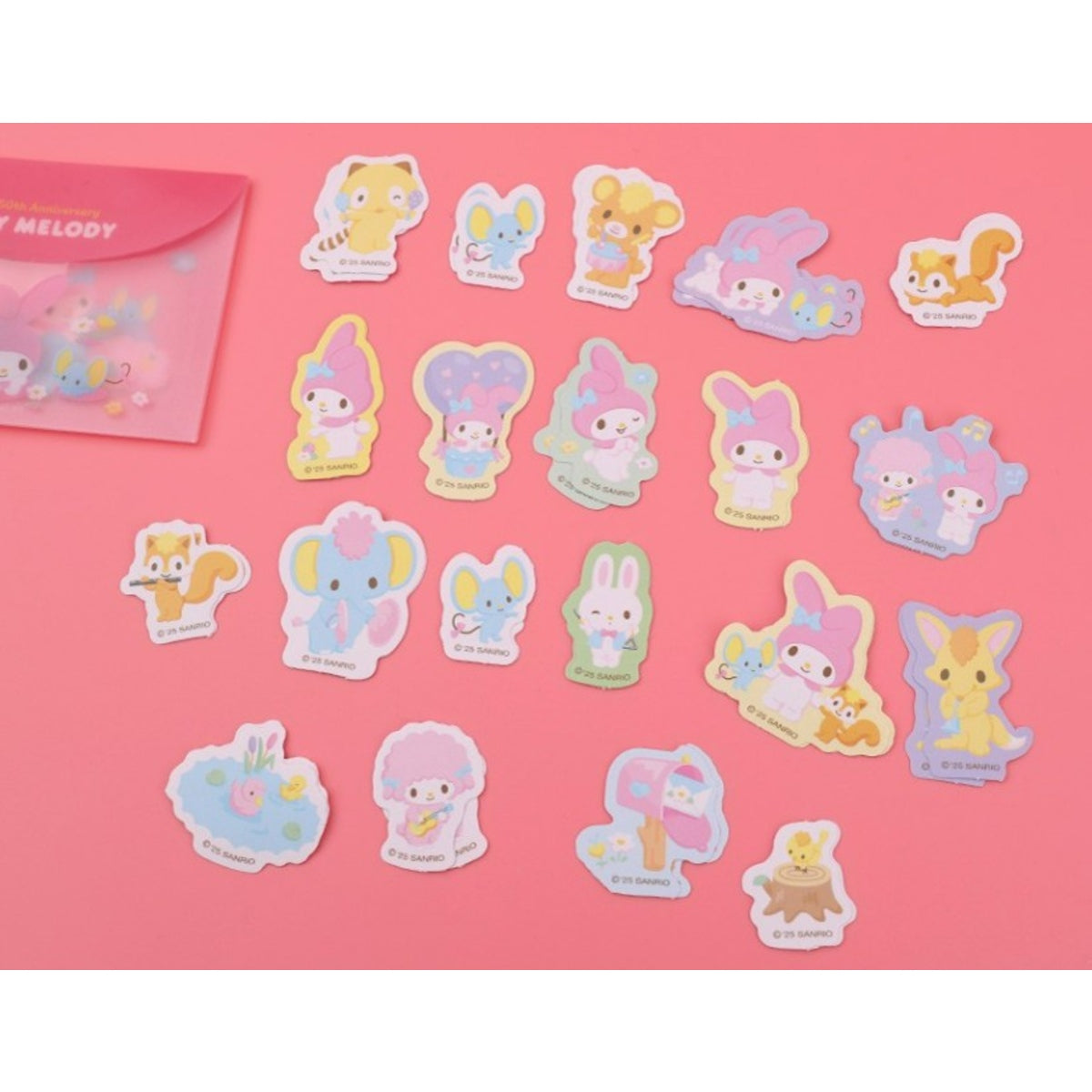 Sanrio My Melody Sticker Pouch Set
