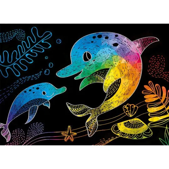 AVENIR MINI SCRATCH BOOK UNDER THE SEA