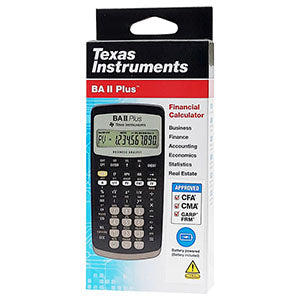 Texas Instrument BAII PLUS Financial Calculator – Popular Book Company ...
