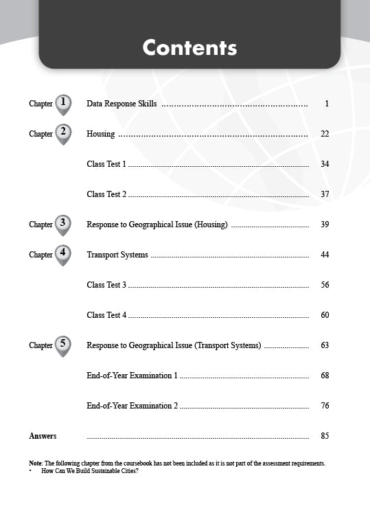 Secondary 2 Express (G3)/Secondary 2 Normal Academic(G2) Geography Fast Forward