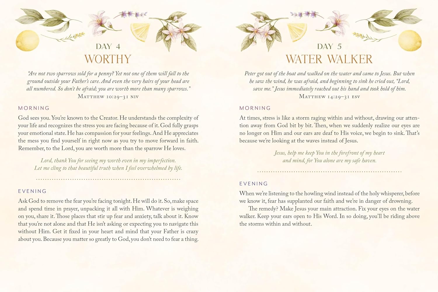 Stress Less, Pray More for Morning and Evening: A Daily Devotional