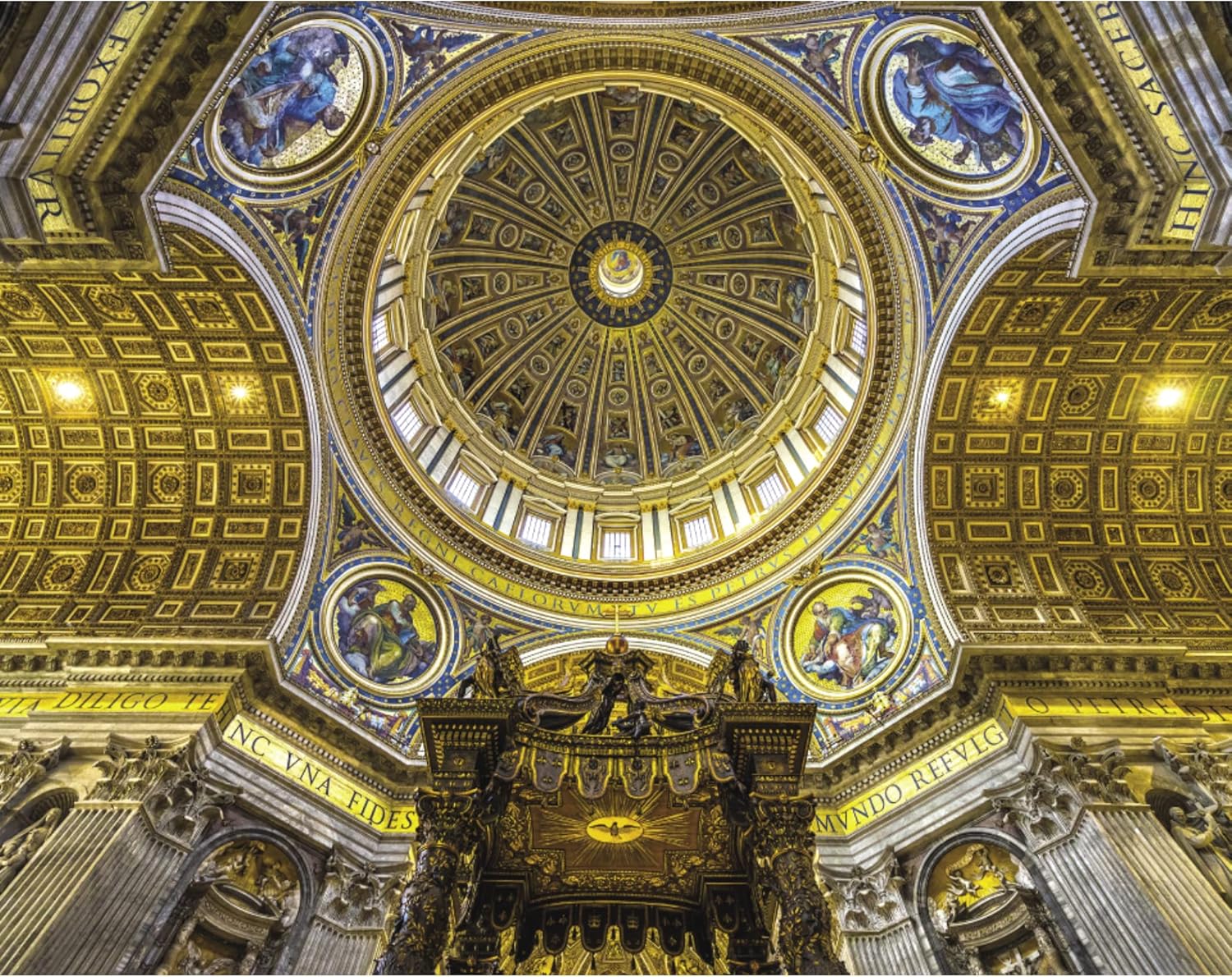 HINKLER MINDBOGGLERS GOLD 1500 PIECE JIGSAW PUZZLE ST PETERS BASILICA