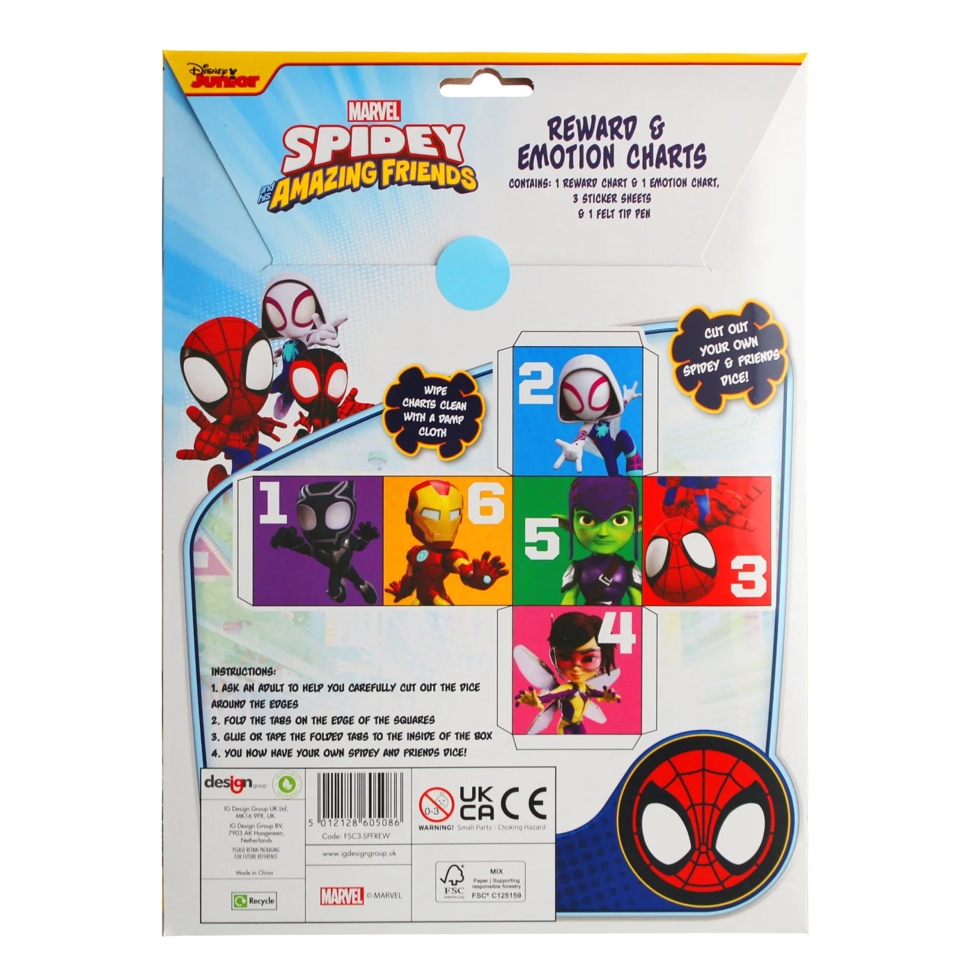 Spidey & Friends Reward & Emotion Charts