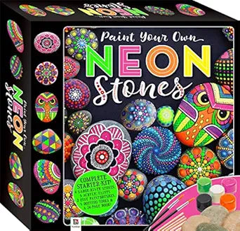 Paint Your Own Neon Stones (Tuck Box)