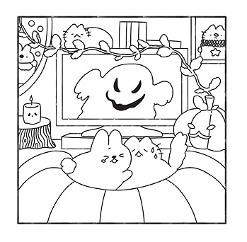 Cosy Creepy: Colouring