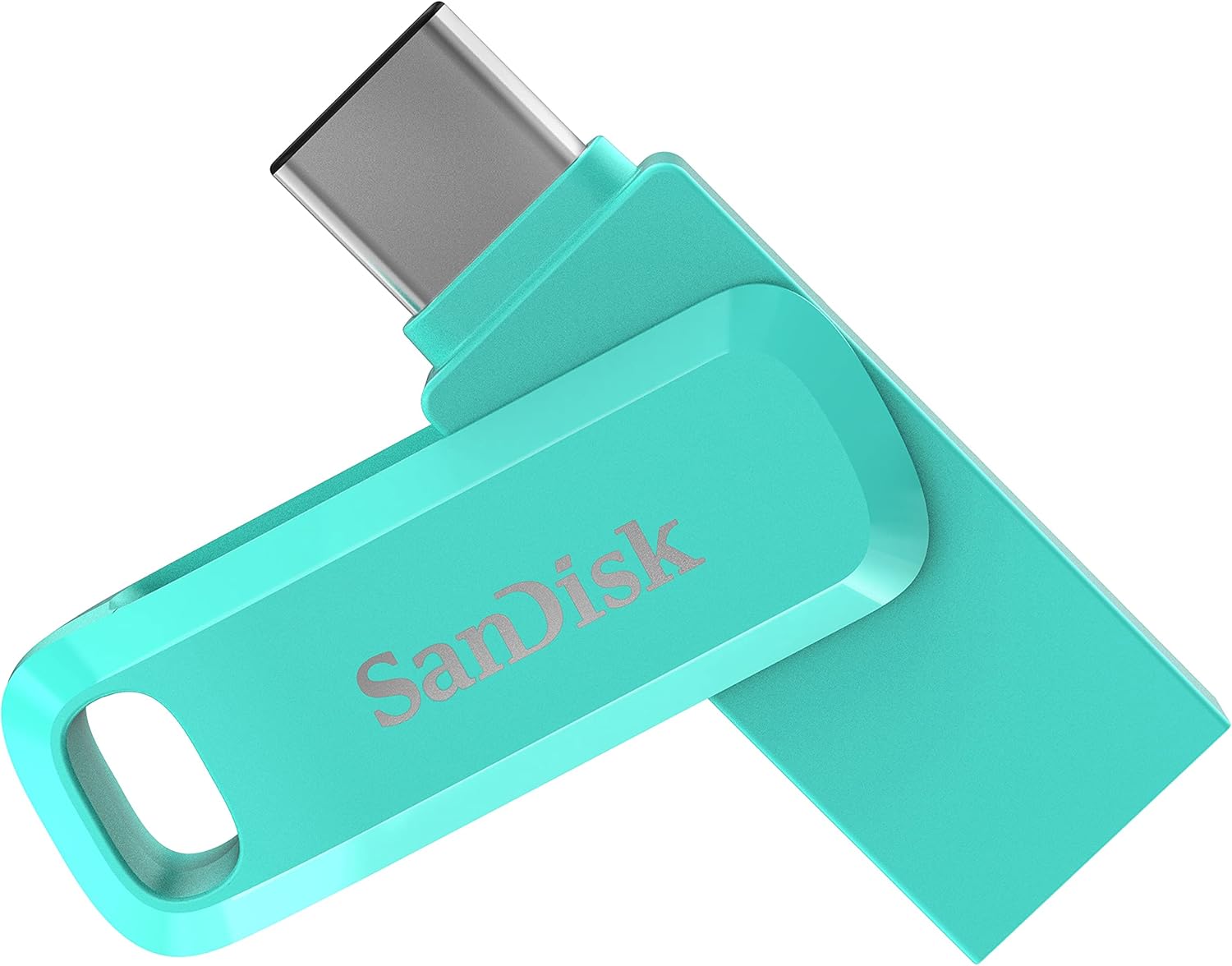 SanDisk SDDDC3-256G-G46G Ultra Dual Drive Go USB 3.1 Type-C Flash Drive, 256GB, Green