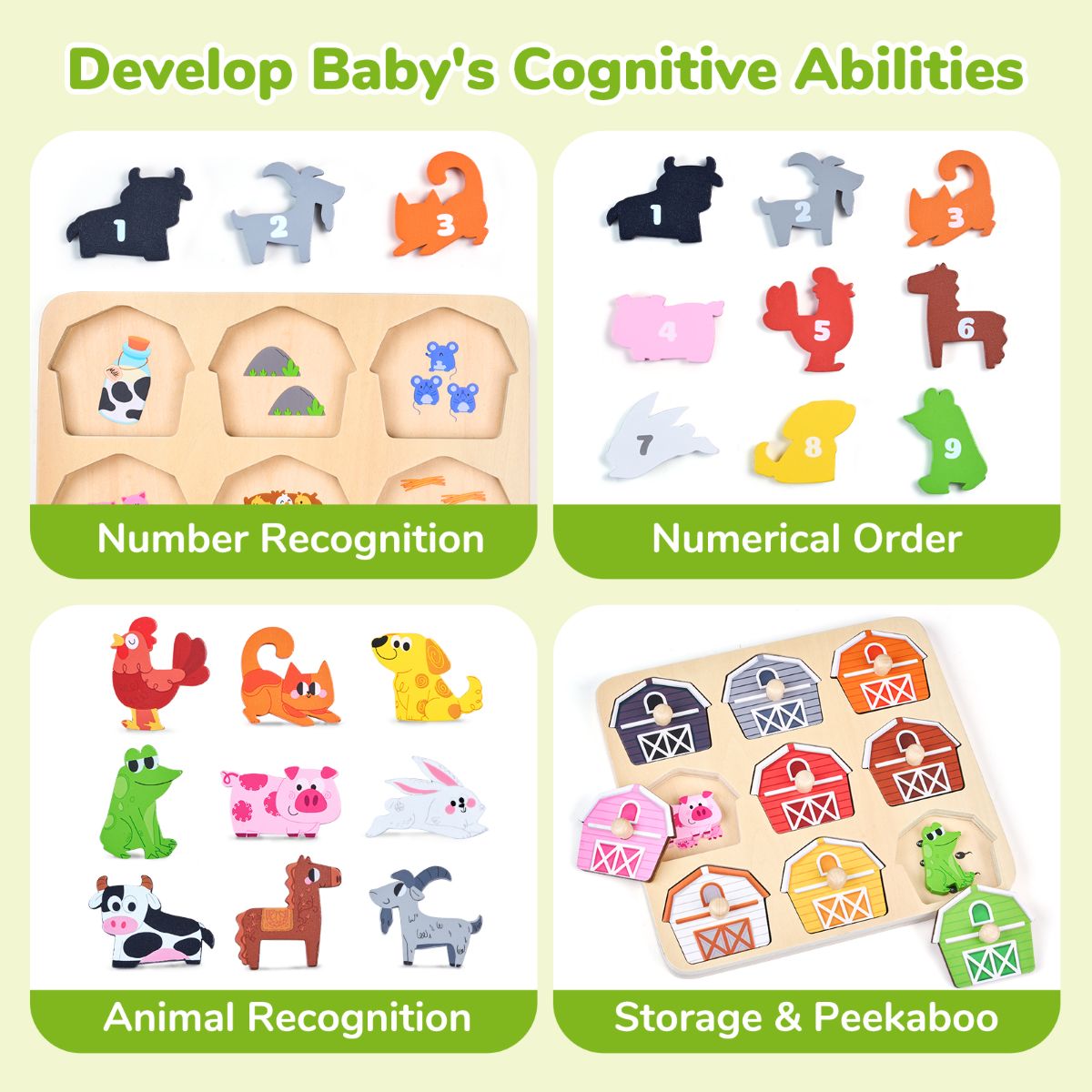 JOYCAT WOODEN ANIMAL PUZZLE