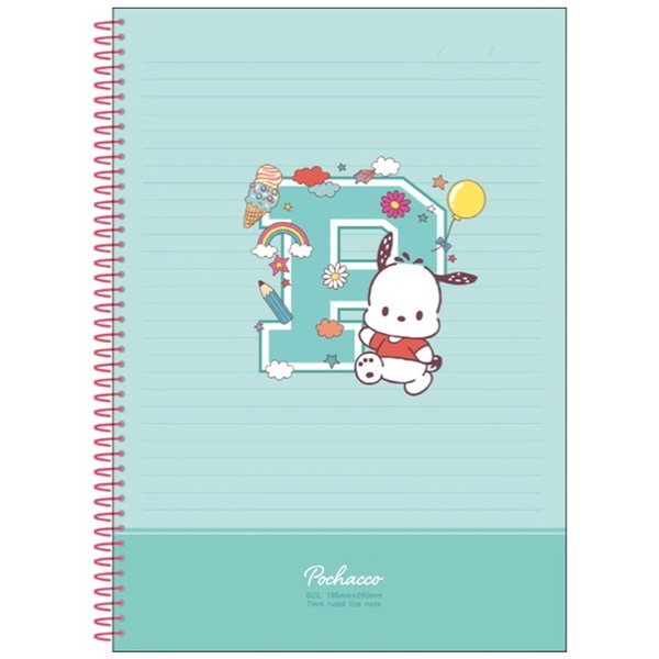 SANRIO POCHACCO B5 SPIRAL NOTEBOOK