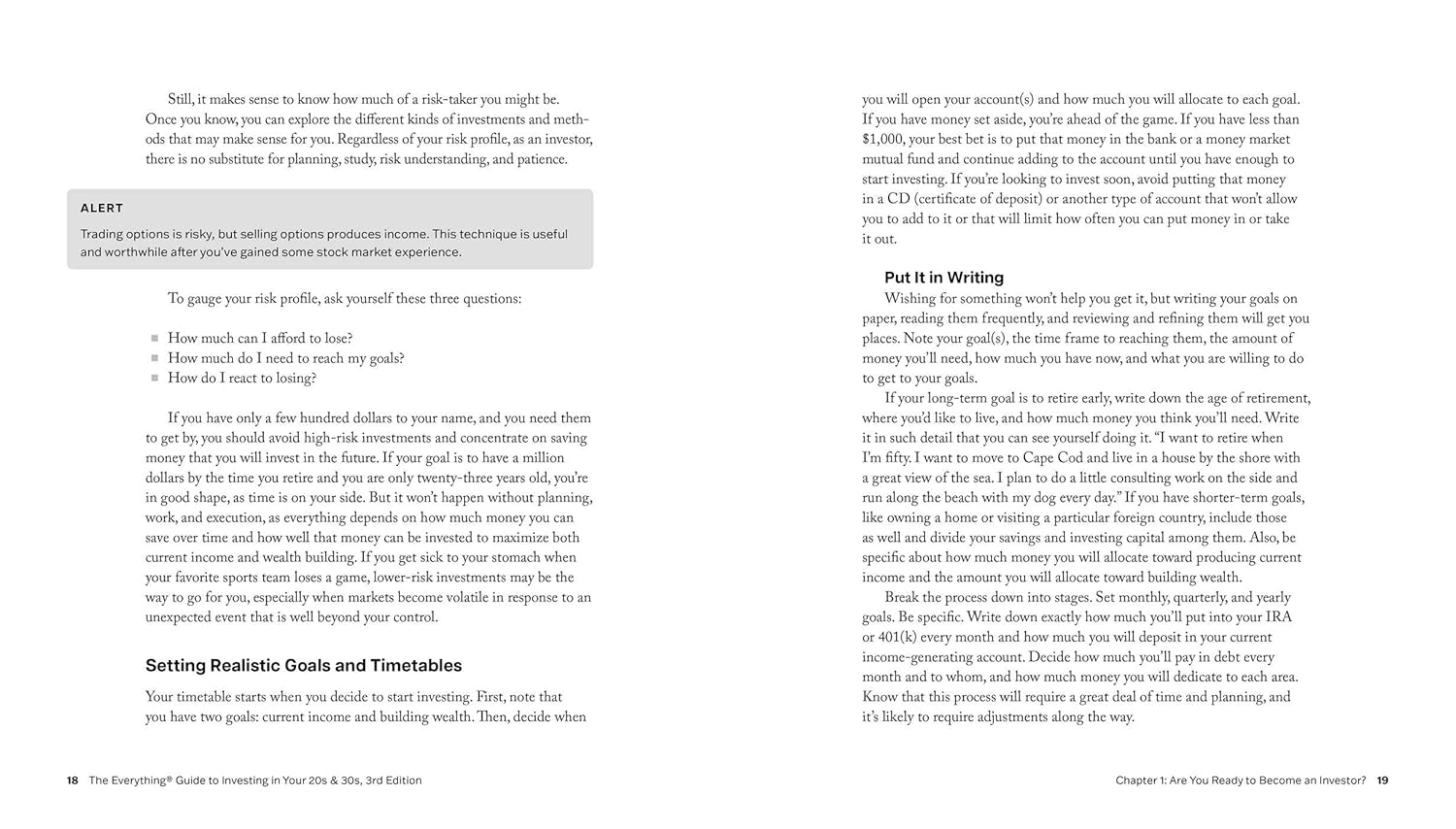 The Everything Guide to Investing in Your 20s & 30s, 3rd Edition: Your Step-by-Step Guide to: * Understanding Stocks, Bonds, and Mutual Funds * ... * Becoming Financially Independent (Paperback)